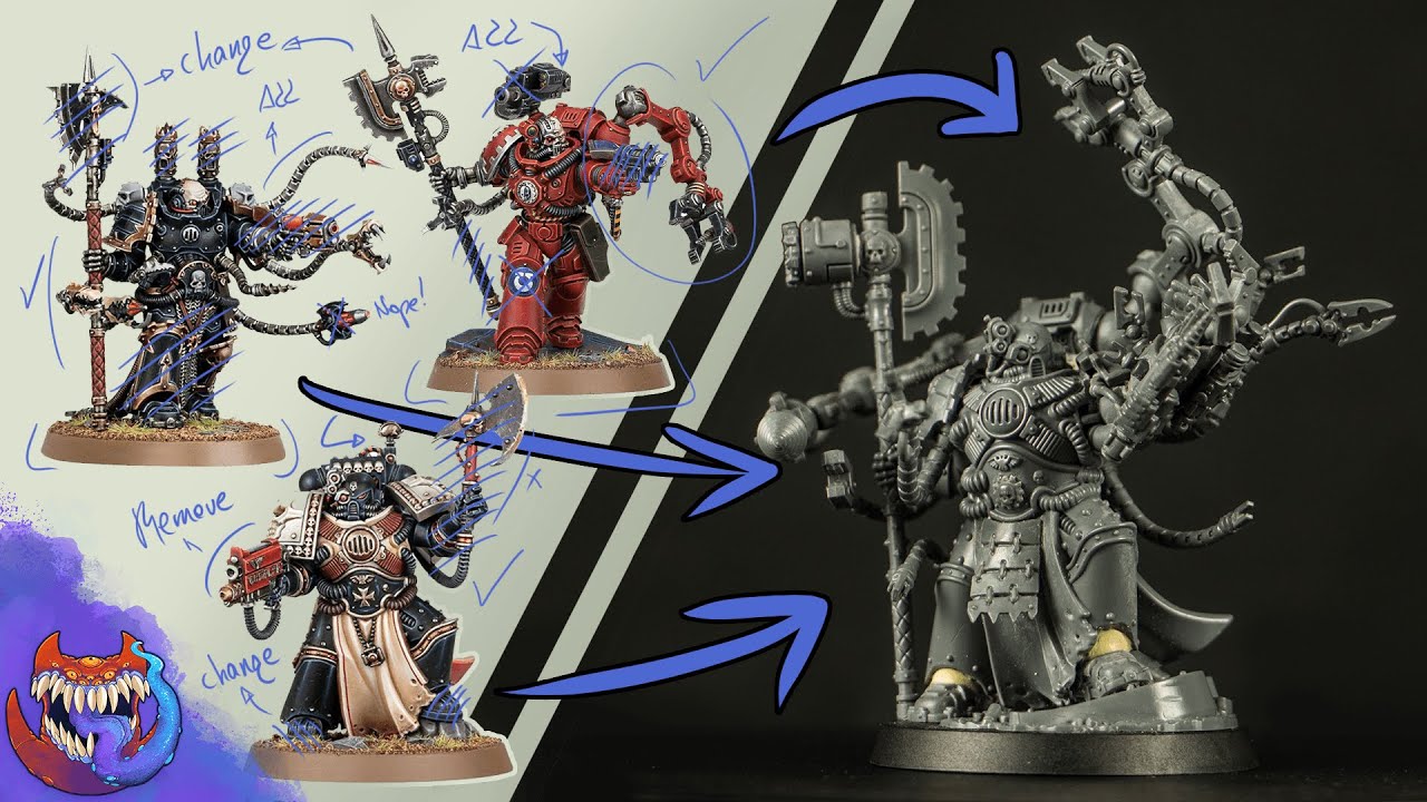 How I Kitbashed this Custom Space Marine Techmarine!