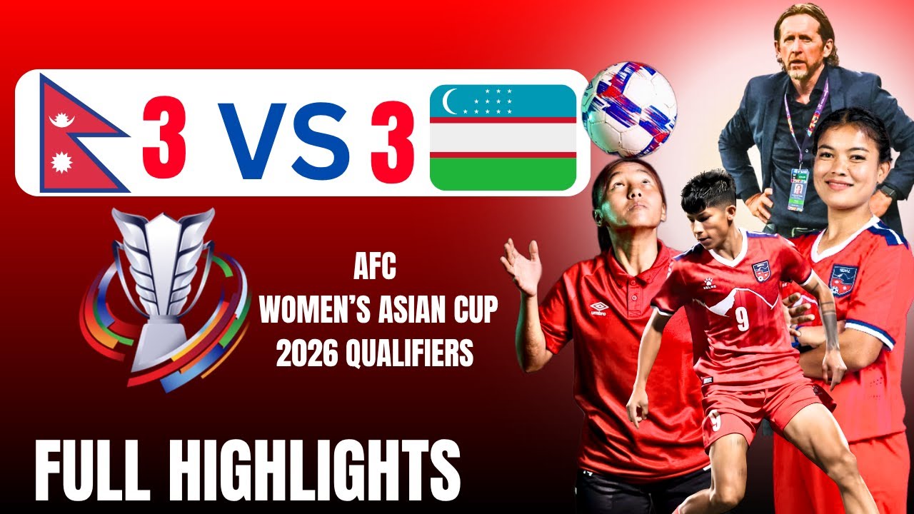 Nepal 🇳🇵 3-3 Uzbekistan 🇺🇿 (2-4 PEN) | Heartbreaking Exit! | AFC Women&rsquo;s Asian Cup 2026 Qualifiers