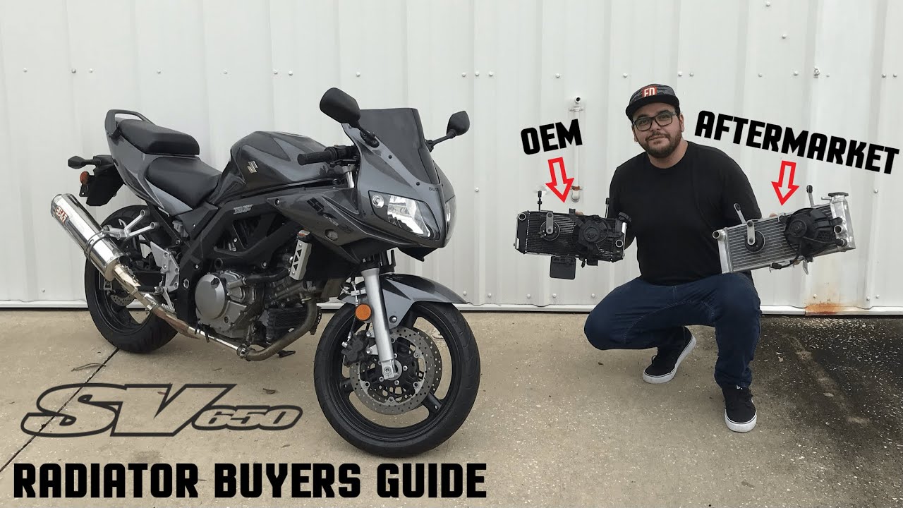 РУКОВОДСТВО ПОКУПАТЕЛЯ РАДИАТОРА Suzuki SV650 / SV1000 (ОРИГИНАЛЬНЫЙ И НЕОРГАНИЧЕСКИЙ РАДИАТОР GP...