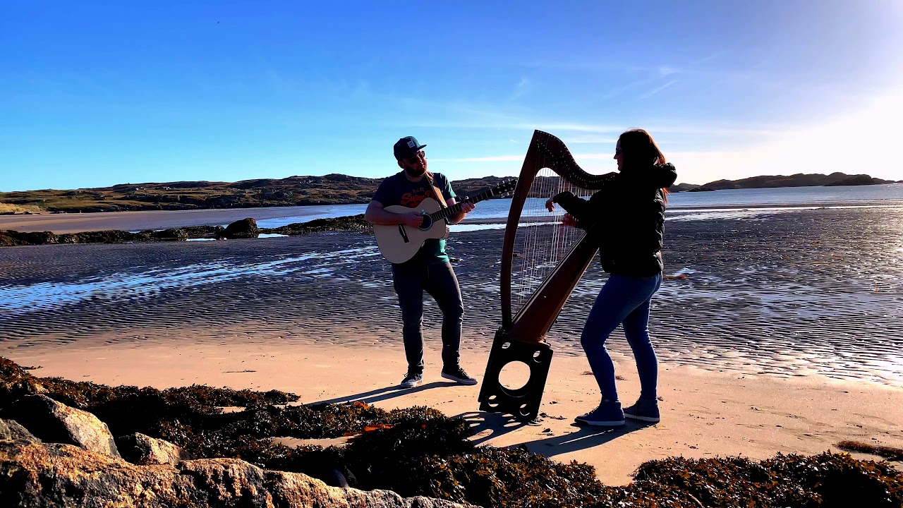 Rachel Hair  & Ron Jappy - Marie's Tune and Polka live on the Hebridean Isle of Coll