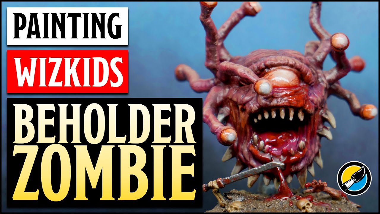 How to paint the Beholder Zombie | Nolzur's Marvelous Miniatures/Wizkids | Boxes of Shame