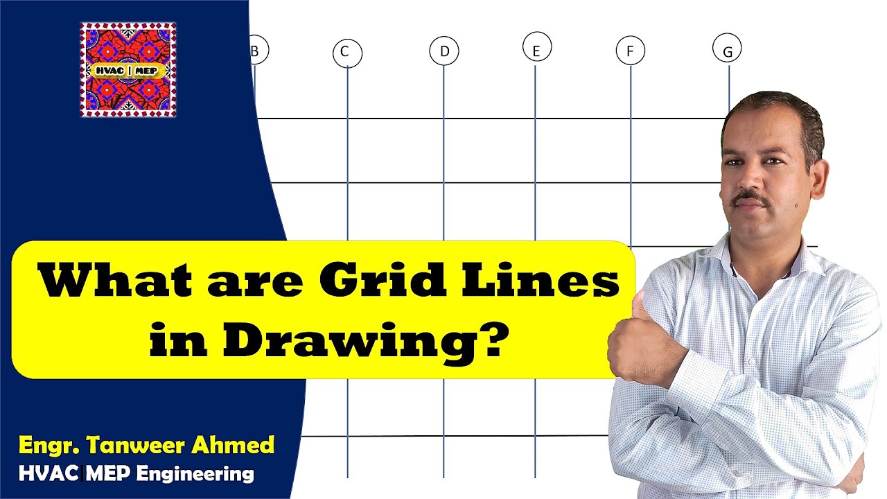 What are Grid lines in Drawings? | Gridlines in Urdu/Hindi