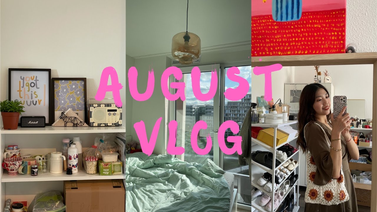 August vlog, Amsterdam life, moving, new apartment, Our Domain South East, start working 荷蘭生活