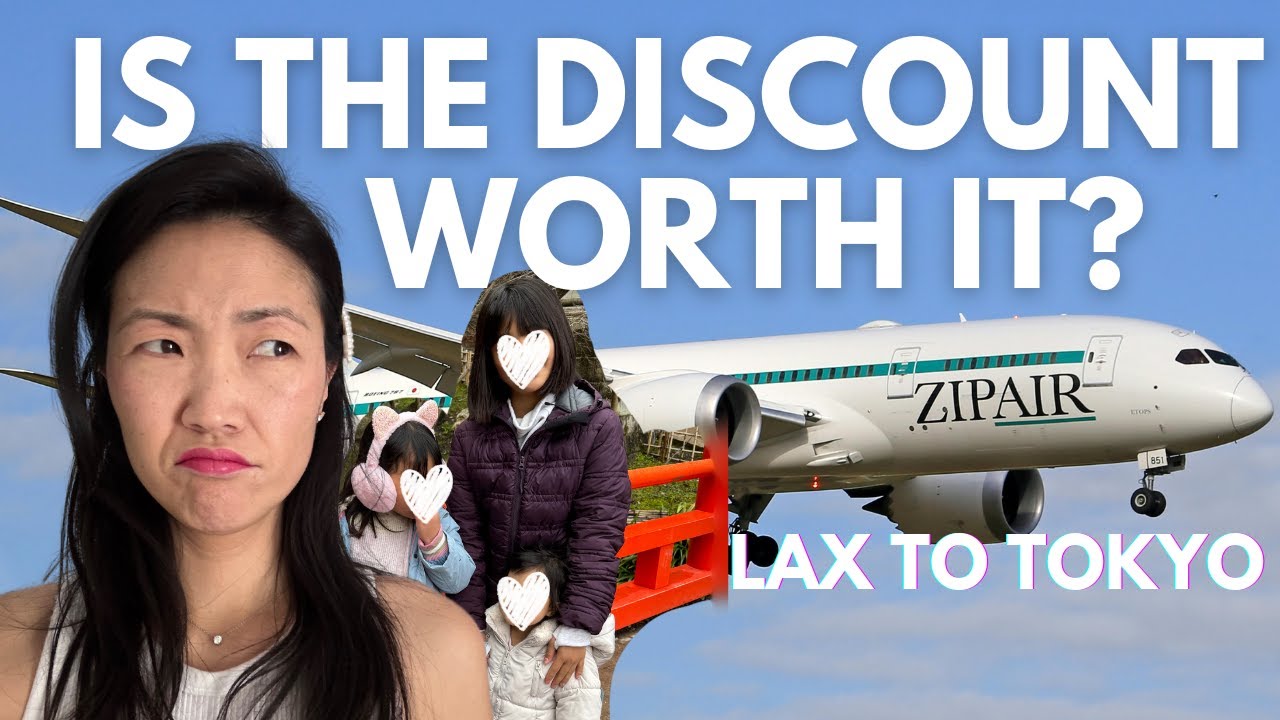 ZIPAIR Review: CHEAPEST Flight to Japan?! (Brutally Honest with 3 Kids!)