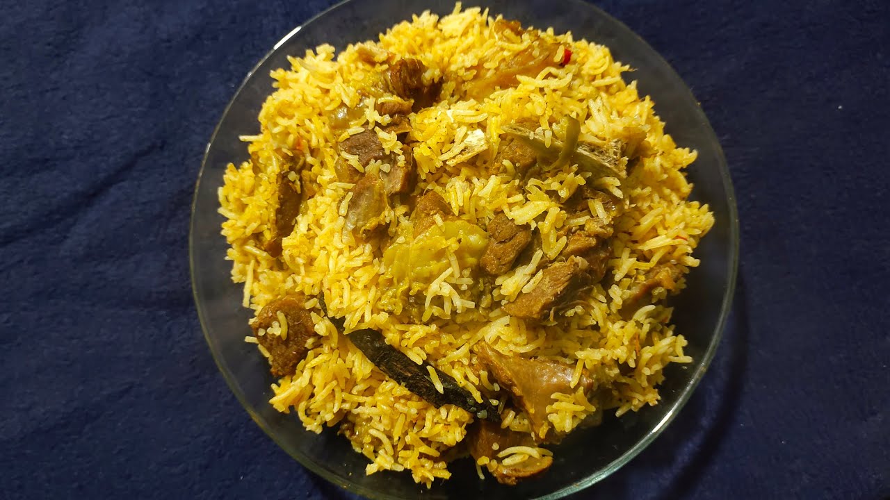 Zero Oil Mutton Pulao Recipe .No Oil high Protien Dinner Recipe.