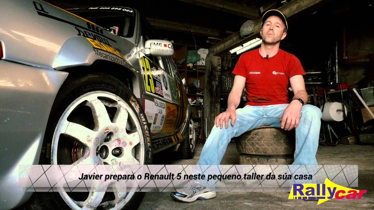 Javier Martínez Carracedo y su R5 GT turbo (en gallego)