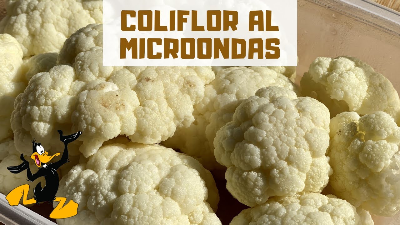 Coliflor al Microondas sin Olor 🤤 ¡RECETA CON COLIFLOR!