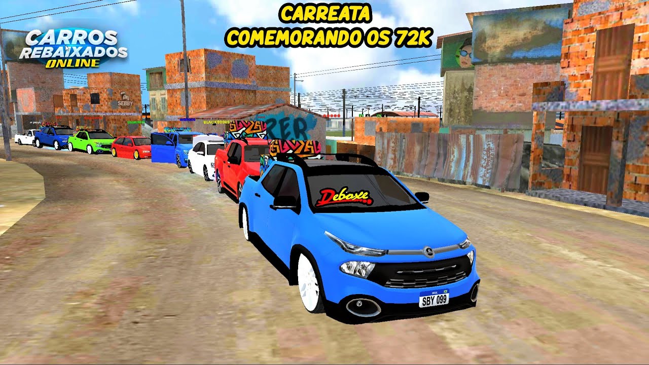 CARROS REBAIXADOS ONLINE COMEMORANDO OS 72K  EM CARREATA COM OS INSCRITOS