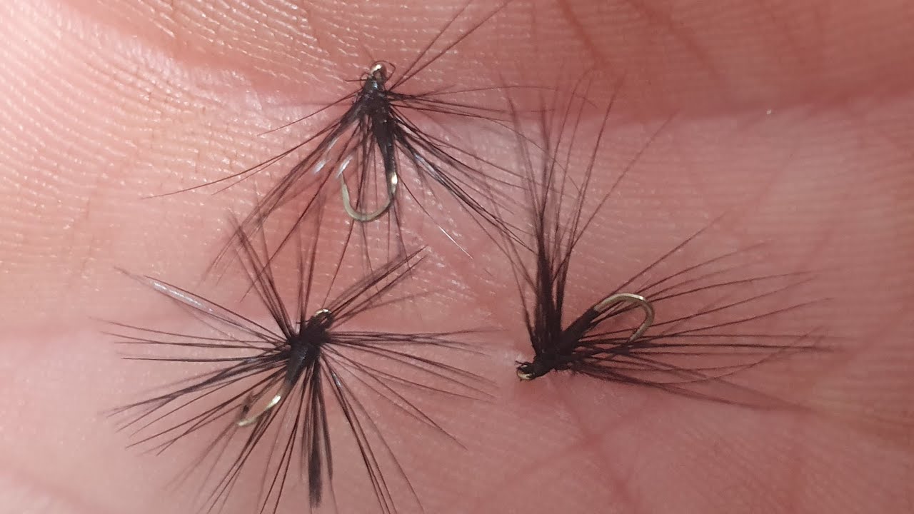 fly tying the small black dry fly #flyfishing #flytying