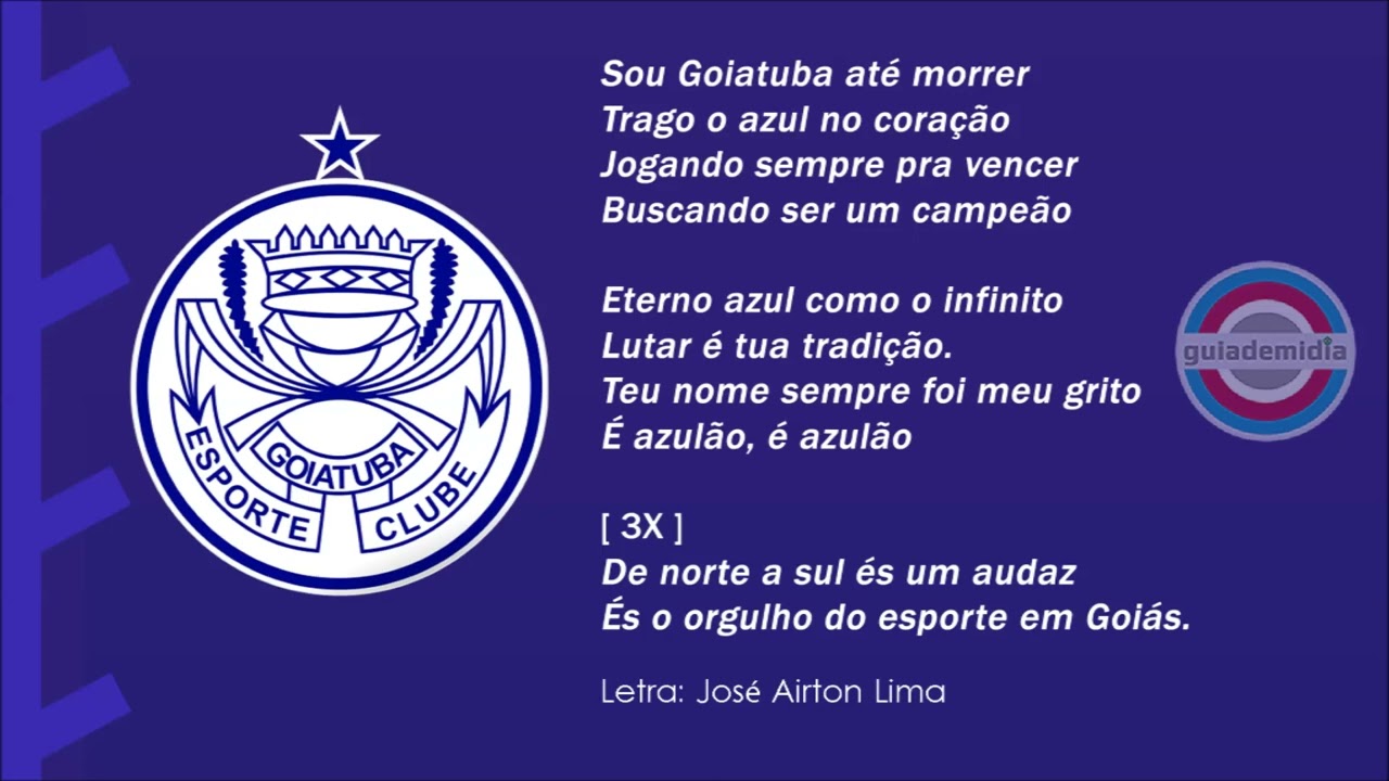 Hino do Goiatuba Esporte Clube ( GO) | Oficial