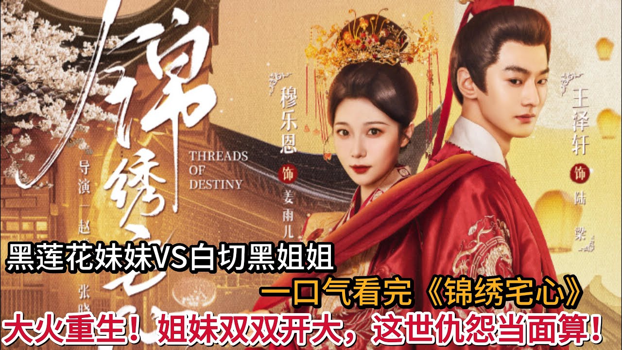 大火重生！姐妹双双开大，这世仇怨当面算！一口气看完《锦绣宅心》全集