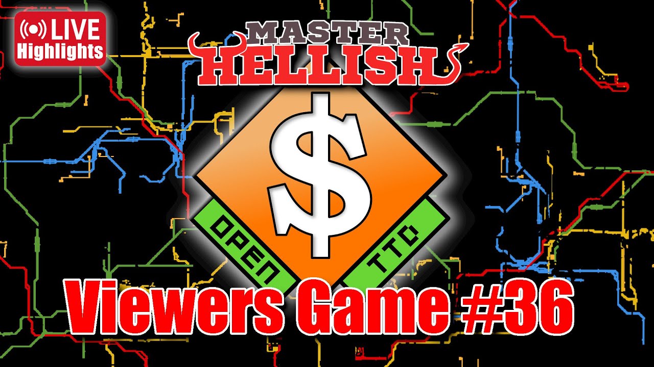20 Tycoons 4 Companies 1 World - Challenge for Real Rails - OpenTTD Highlights Viewers Game E36