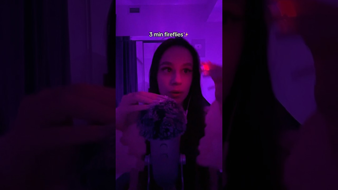 ASMR THE BEST VISUAL TRIGGER 😍 Fireflies bugs✨ #asmrvideo #tingles #asmrsounds #asmrcommunity #asmr