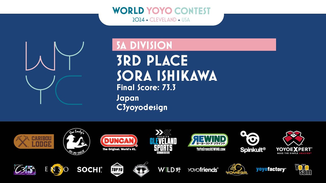 #WYYC2024 5A Final 3rd Sora ISHIKAWA