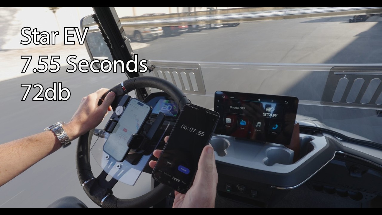 2025 Yamaha Drive2, EZGO RXV ELiTE, and Star EV Sirius Comparison