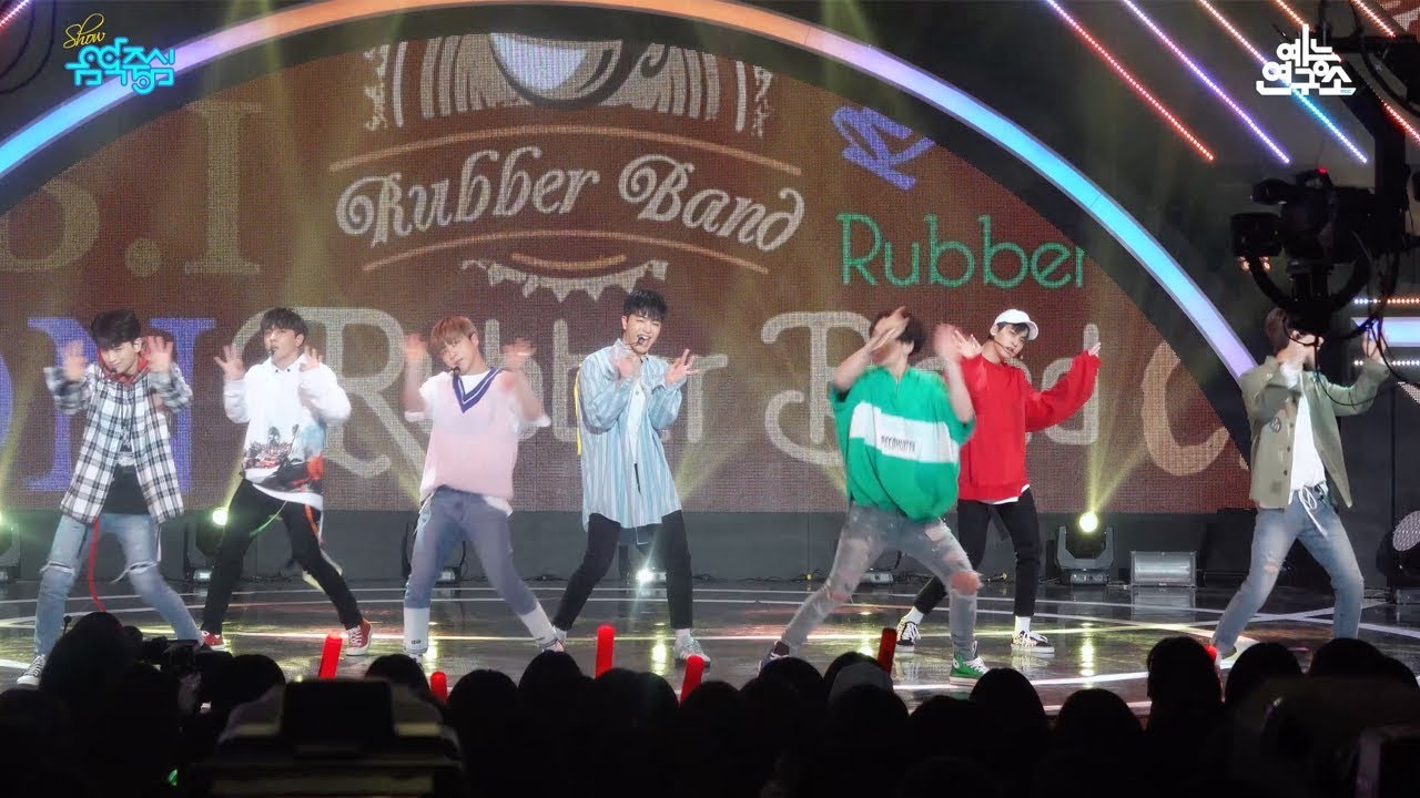 [예능연구소 직캠] 아이콘 고무줄다리기 @쇼!음악중심_20180331 RUBBER BAND iKON in 4K