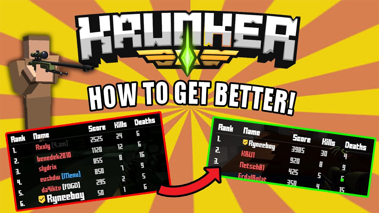 How to Get BETTER at Krunker.io! | 3 Tips for Beginners! [krunker.io)