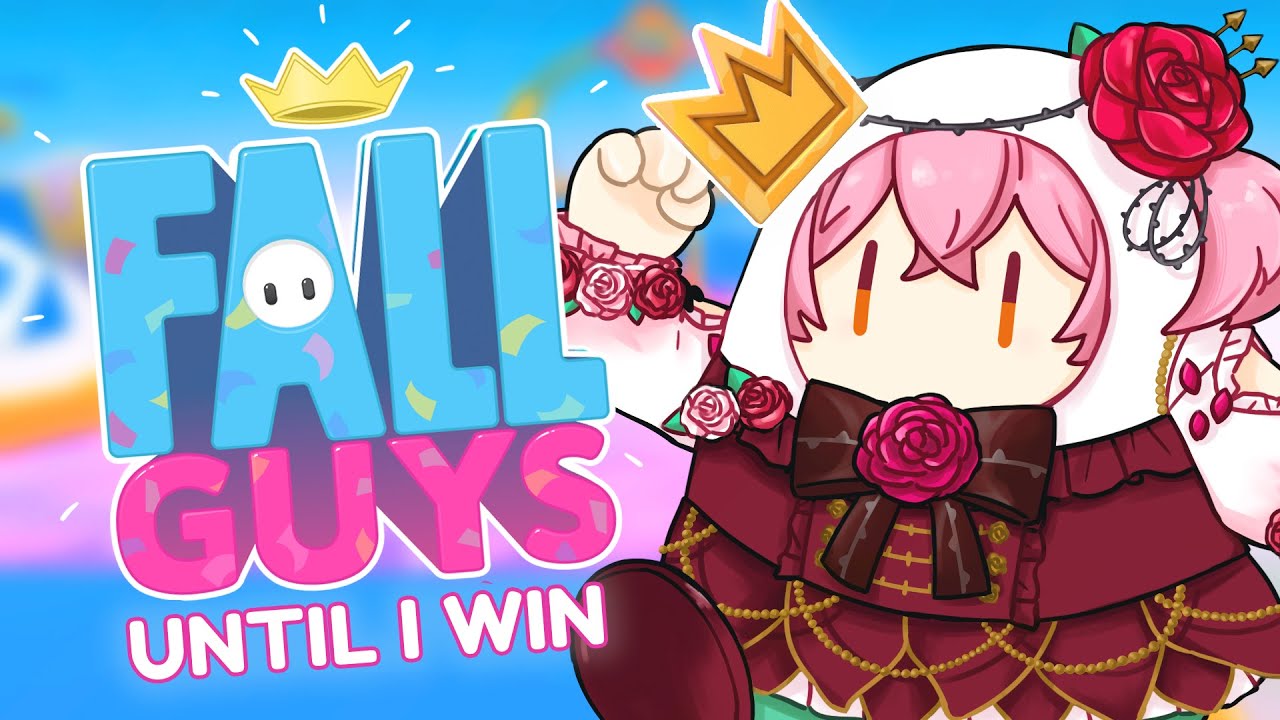 FALL GUYS ENDURANCE UNTIL I WIN 👑【MY CROWN GOT ROBBED】【NIJISANJI EN | ROSEMI LOVELOCK】