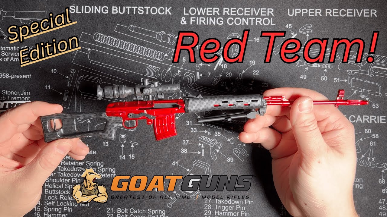Special Edition Red Team SVD GOATGUN!
