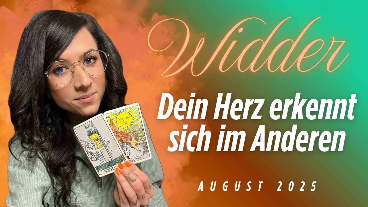 WIDDER ♈️ Dein Herz erkennt sich im Anderen 🤍 | August 2025 #widder #aries