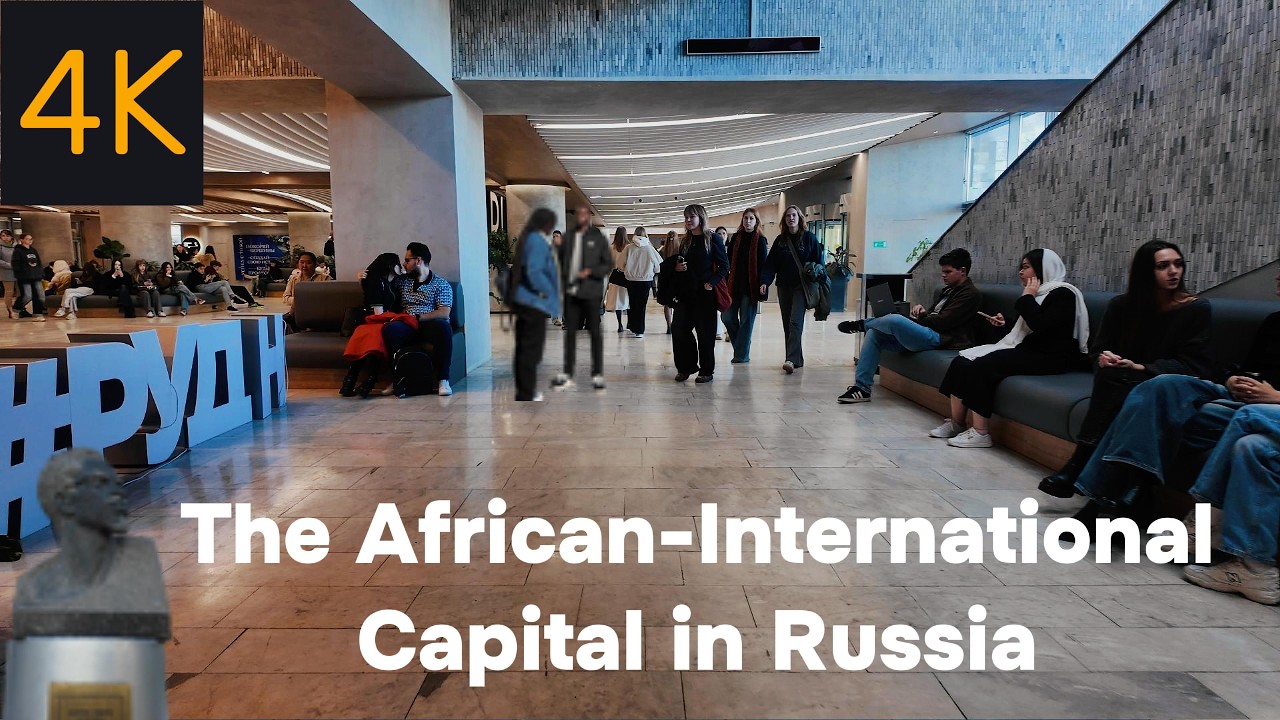 African-International Capital in Russia | 4K Walking Tour