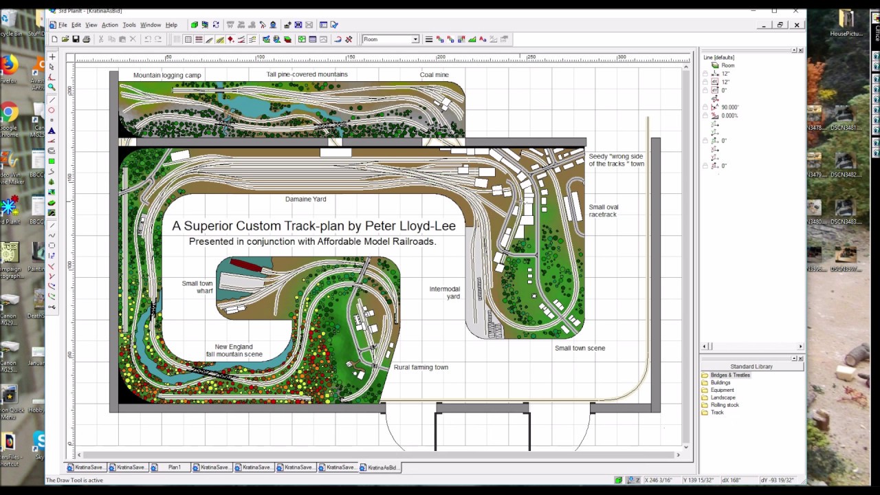 Custom track-plan for N-scale