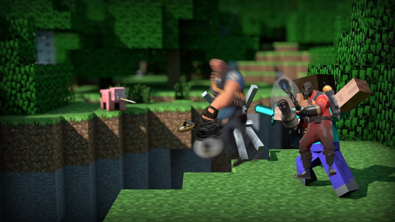 TF2: Classified sings Minecraft