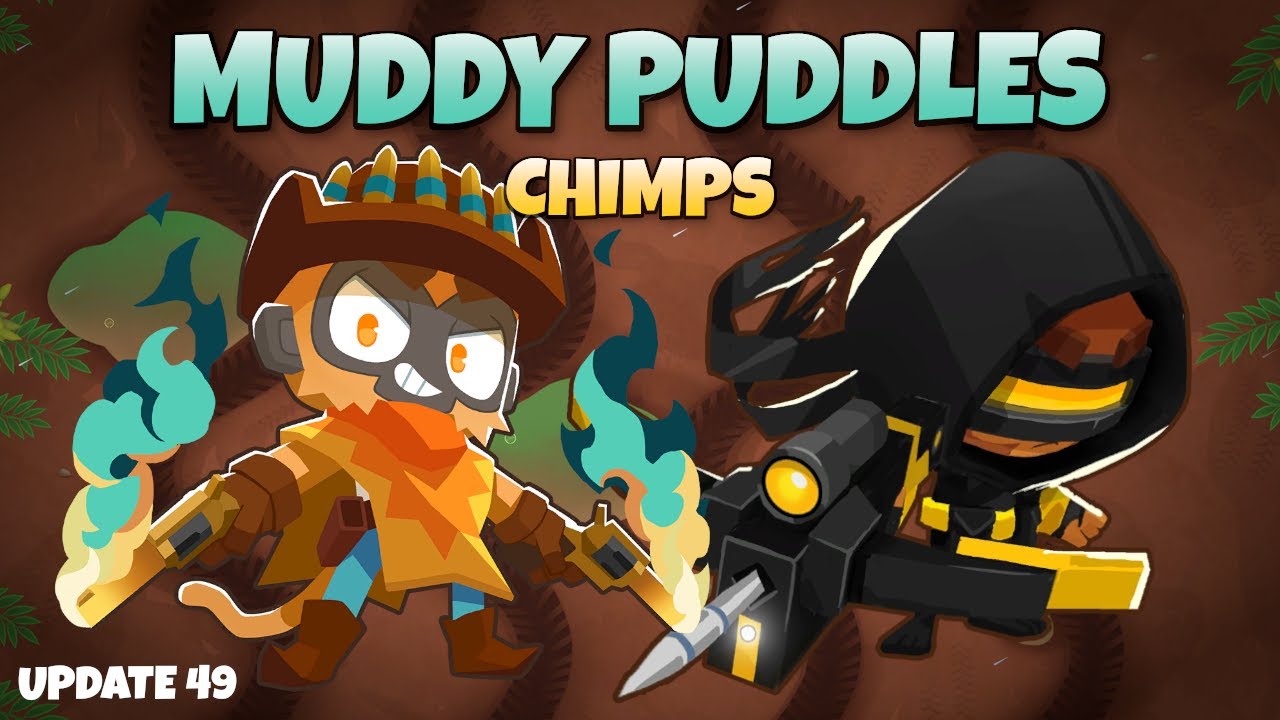 The Blazing Sun vs. Crossbow Master | Muddy Puddles CHIMPS Black Border Guide (BTD6)