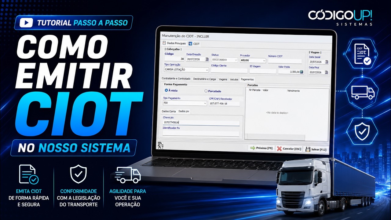 Como Emitir CIOT No Nosso Sistema -  Passo a Passo Completo #CIOT