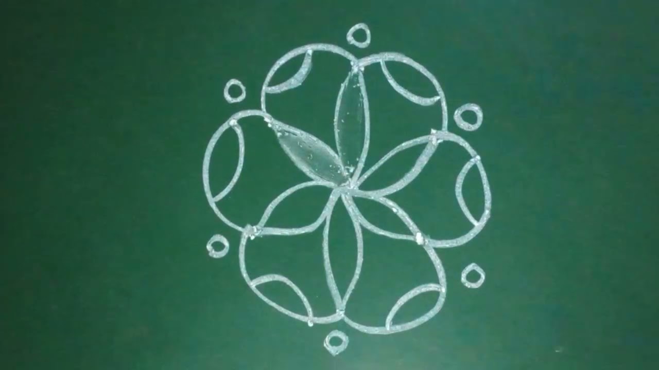दररोज साठी सुंदर दोन रांगोळी ||daily beautiful rangoli designs||#rangoli