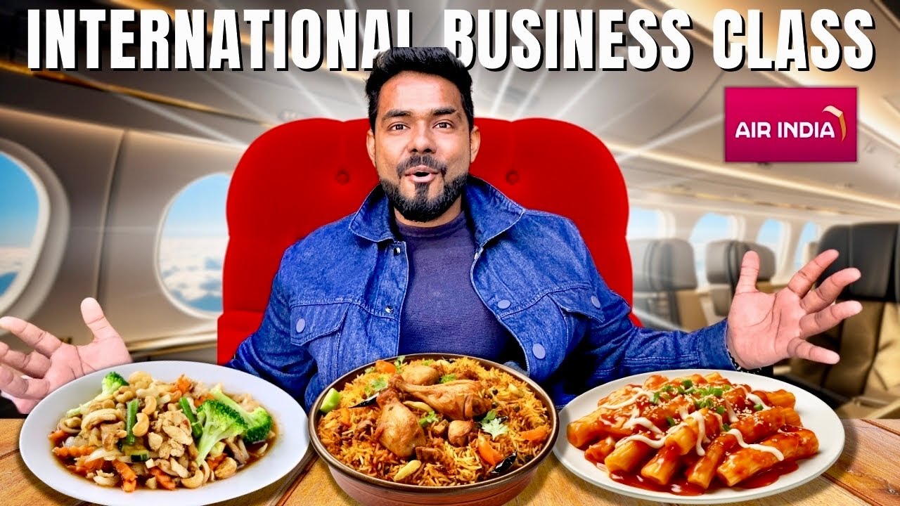 My First international BUSINESS CLASS experience in AIR INDIA after Tata Takeover |