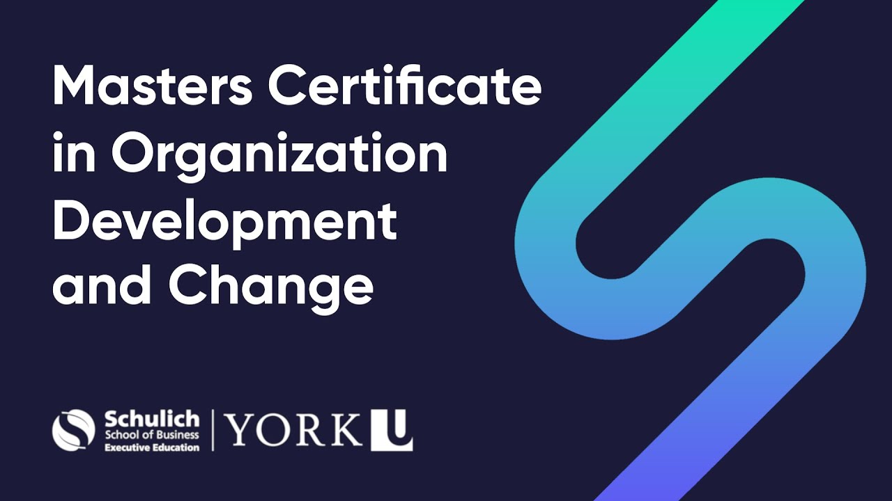 Masters Certificate in Organization Development and Change