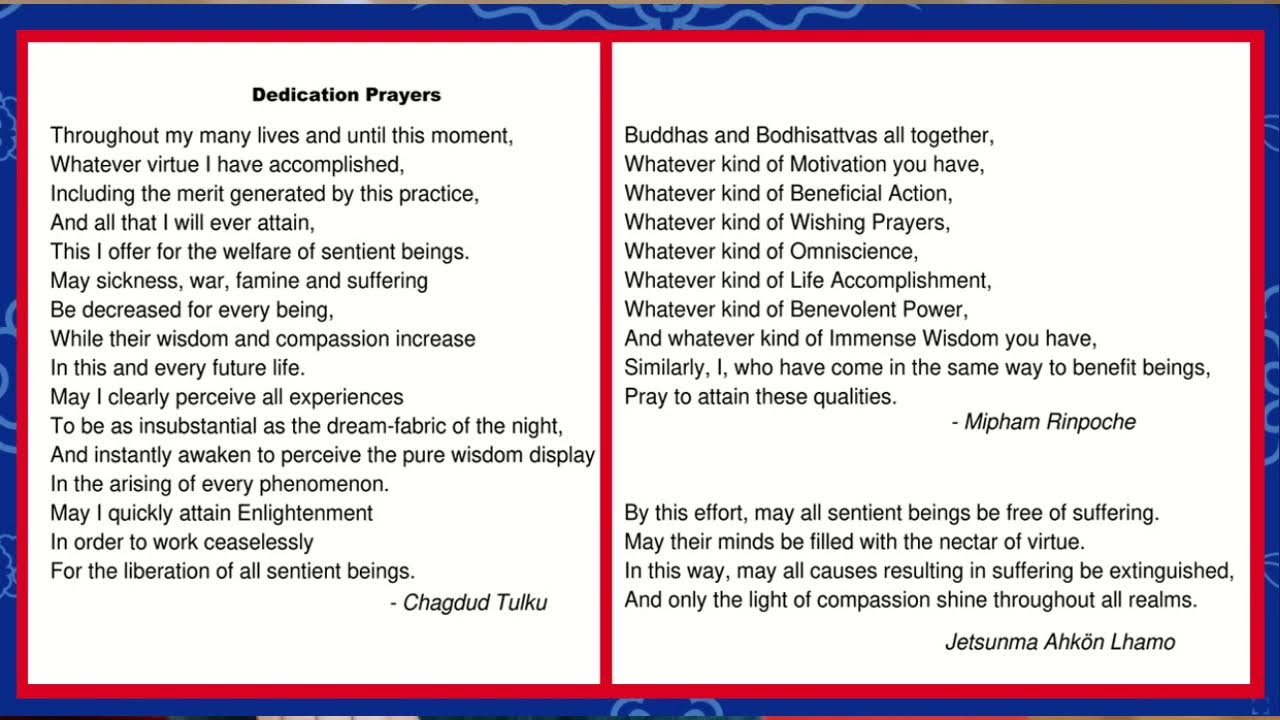 Saturday Meditation: Calm Abiding & Compassion