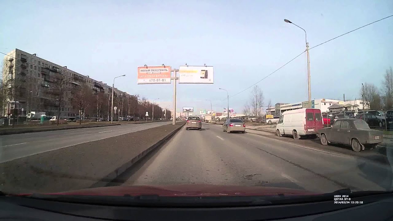 QStar ST9 Double V - 1920x1080, солнечно - 2, передняя камера