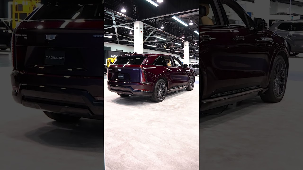 The 2026 Escalade IQ In Black Cherry