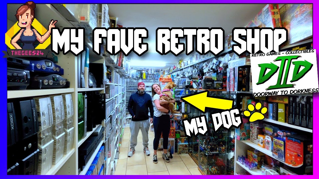 *RETRO COLLECTOR HEAVEN* Doorway to Dorkness Retro Game Hunts!! Took my doggy too