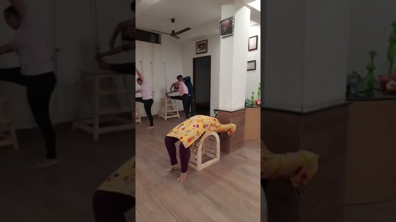 Yoga with Iyengar Yoga Props