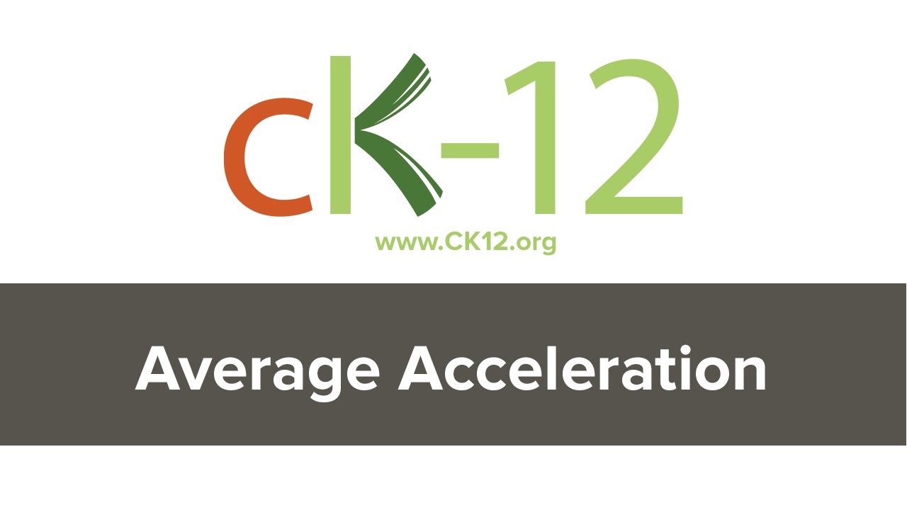 Average Acceleration
