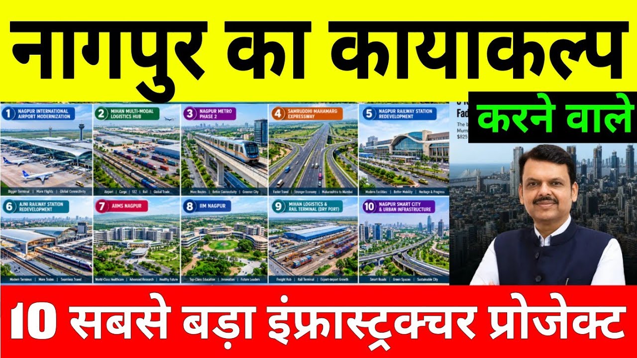 why is India building 10 transforming mega infrastructure projects in nagpur 