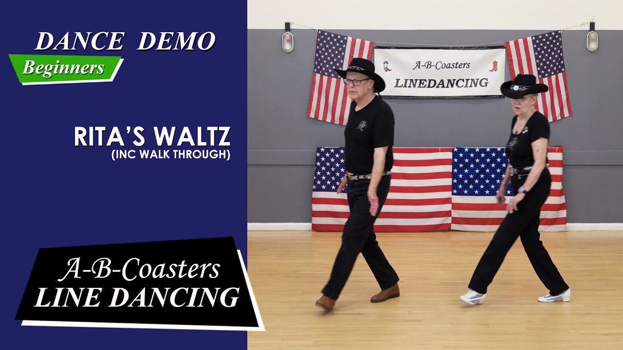 RITA'S WALTZ - Line Dance Demo & Walk Through