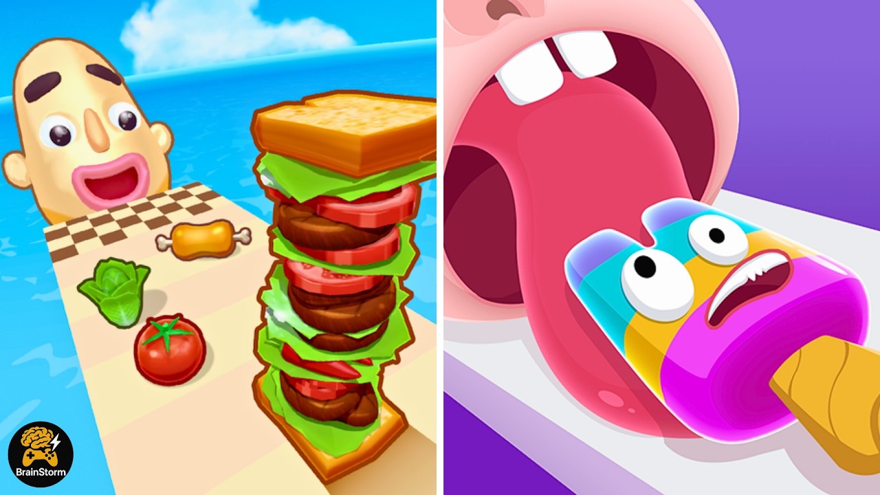 Popsticle Stack Vs Sandwich Runner | Max Gameplay | New Update(Android, iOS)