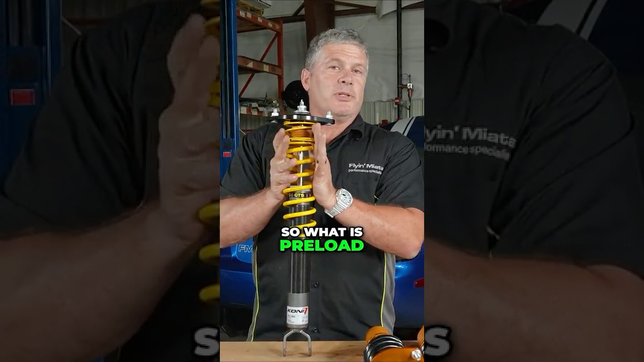 What is suspension PRELOAD?! #coilovers #suspension #handling #performance #theory #miata