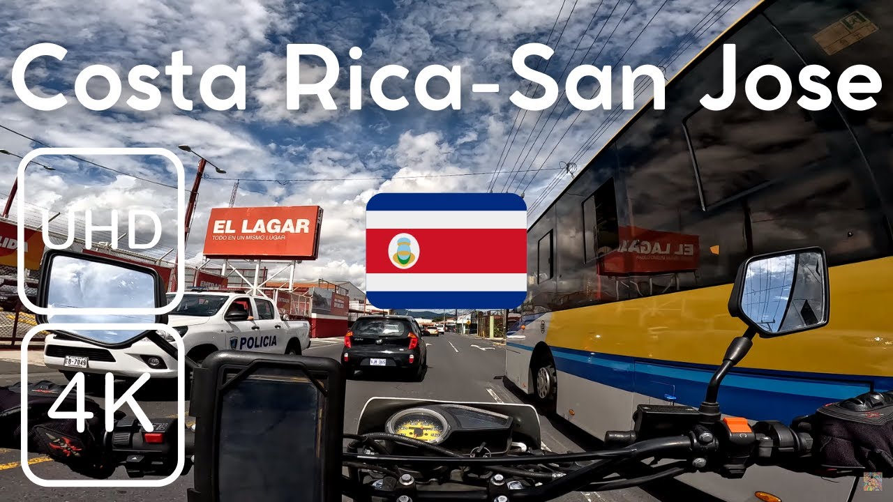 Ruta en moto POV: La Trinidad de Moravia hasta Llorente, San José, Costa Rica I 4K I GoPro