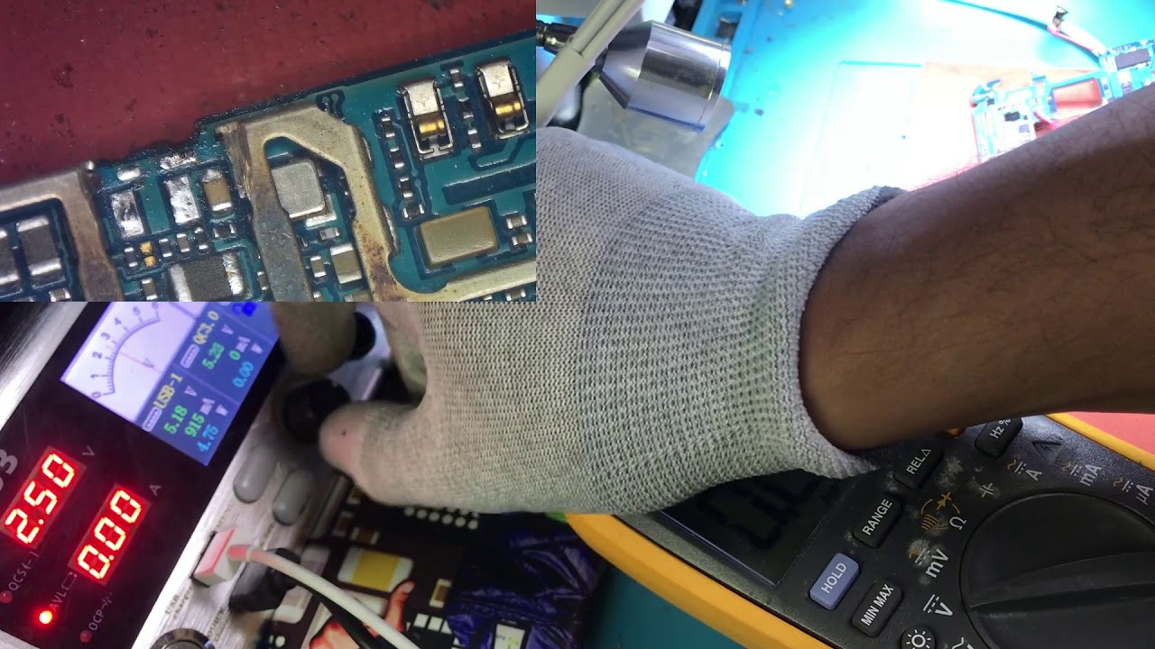 reparación samsung s6 G920 no enciende consumo alto después de power