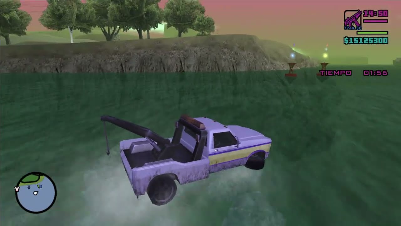 GTA San Andreas [PC] (Rainbomizer Mod) Gameplay 70 (Boat & Bike School, Courier Missions)