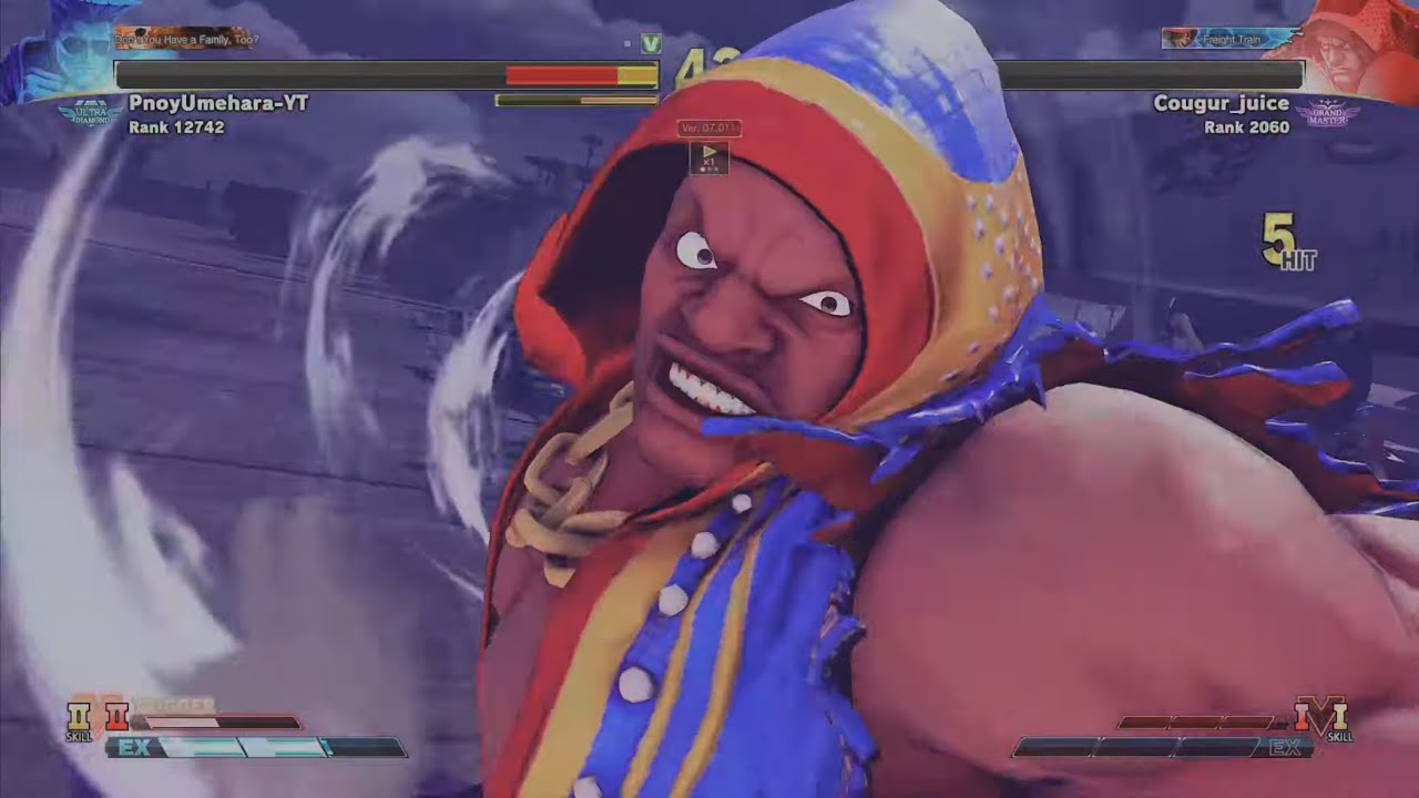 Guile VS Balrog (Cougur_juice) | Street Fighter V: Champion Edition #balrog #streetfighter #guile