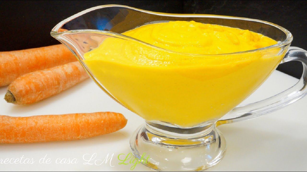 MAYONESA DE ZANAHORIA BAJA EN CALORÍAS RECETA FÁCIL , RÁPIDA Y SALUDABLE | SIN HUEVO