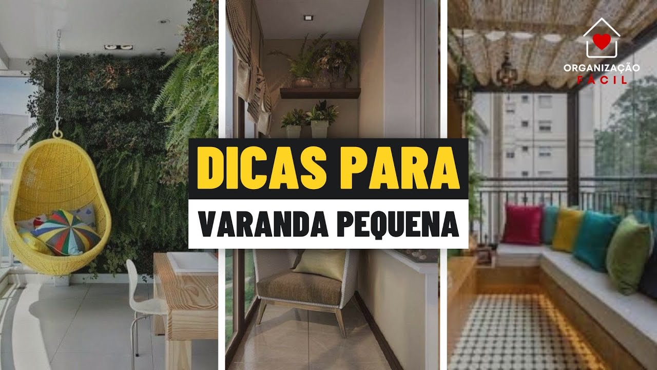 14 Dicas de Organização e Decoração para VARANDAS PEQUENAS: Transforme Seu Espaço com Estilo