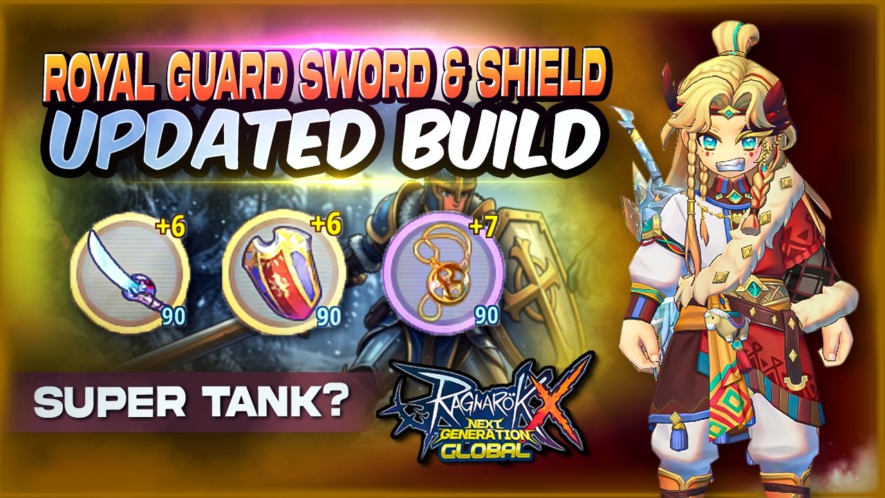 [Rox Global] The Most TANKY Royal Guard Ever - 24M HP Sword & Shield