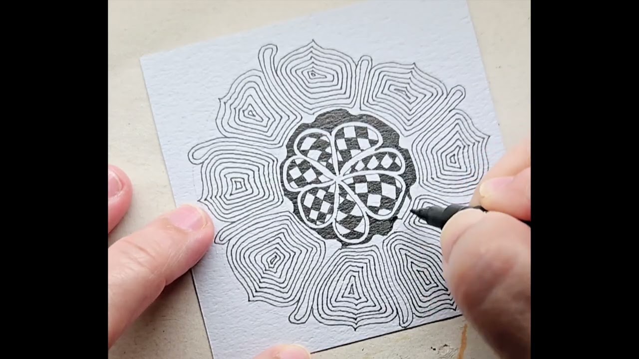 Tangle Art [ My Daily - 58 ]